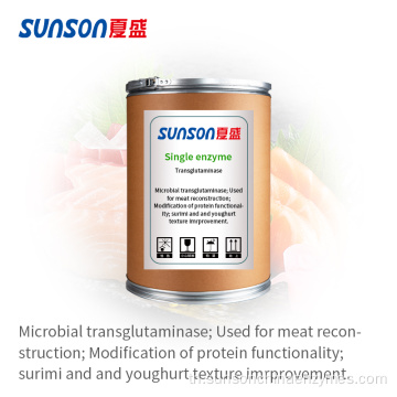 เอนไซม์ transglutaminase เกรดอาหารสำหรับกาวโปรตีน